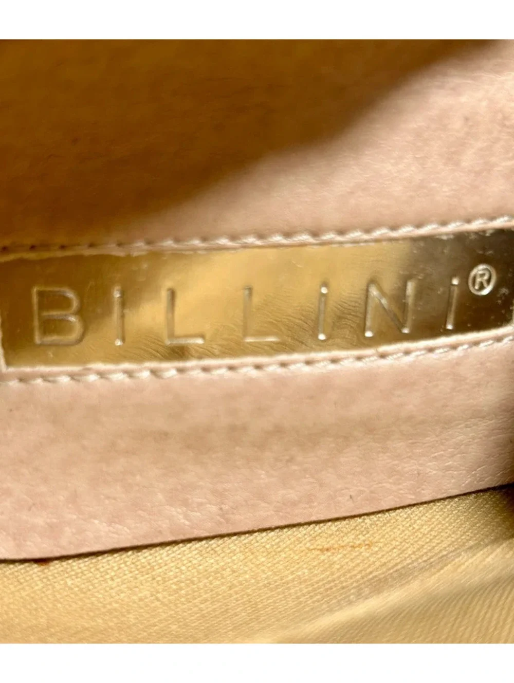 Billini Milla Knee High Boots Beige Croc Embossed Block Heel Pointed Toe size 8